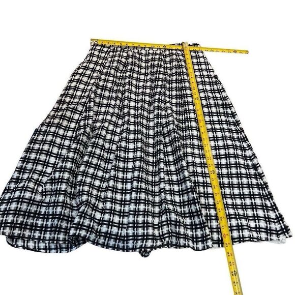 Maeve by Anthropologie Midi Skirt Black White Womens Size 16 - Picture 9 of 9
